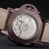 Panerai Luminor Brown Leather Strap Black Dial 80161