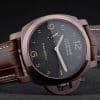 Panerai Luminor Brown Leather Strap Black Dial 80161