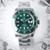 Rolex Submariner "Hulk" Green Dial Men's Luxury Watch 116610LV-97200