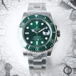 Rolex Submariner "Hulk" Green Dial Men's Luxury Watch 116610LV-97200