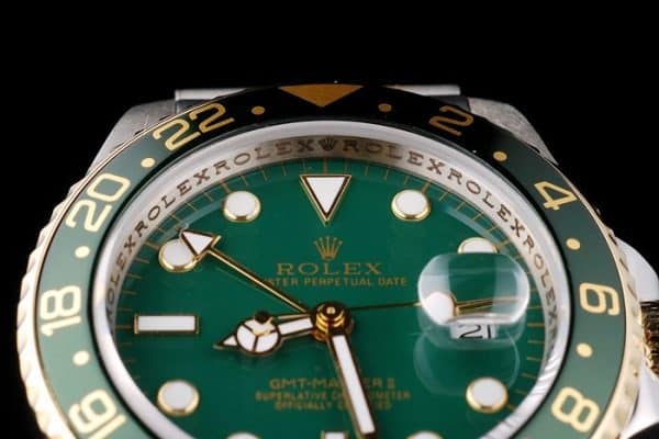 Rolex GMT Master II Green Ceramic Bezel Green Dial Tachymeter