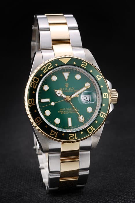 Rolex GMT Master II Green Ceramic Bezel Green Dial Tachymeter