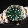 Rolex GMT Master II Green Ceramic Bezel Green Dial Tachymeter