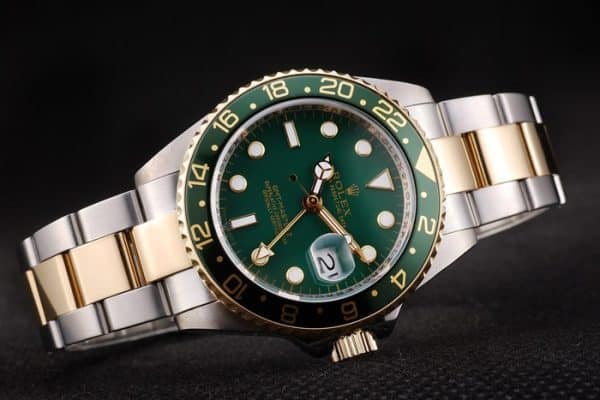 Rolex GMT Master II Green Ceramic Bezel Green Dial Tachymeter