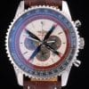 Breitling Certified Brown Leather Strap Beige Dial Chronograph 80175