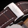 Breitling Certified Brown Leather Strap Beige Dial Chronograph 80175