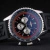 Breitling Certified Black Rubber Strap Black Dial Chronograph 80182