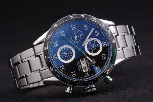 Black Carrera Replica Watches 3756