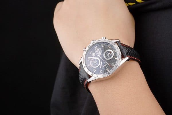 Black Carrera Replica Watches 3759