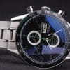 Black Carrera Replica Watches 3757