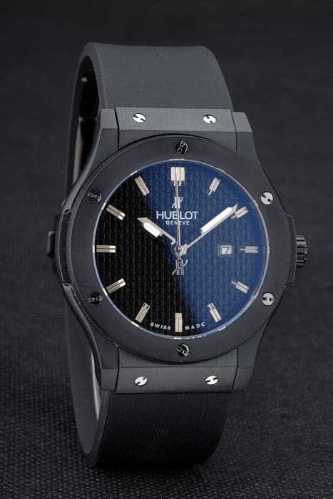 Hublot Big Bang Black Rubber Strap Black Checkered Dial 80193