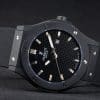 Hublot Big Bang Black Rubber Strap Black Checkered Dial 80193