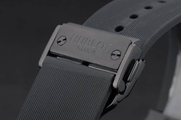 Hublot Big Bang Black Rubber Strap Black Checkered Dial 80193