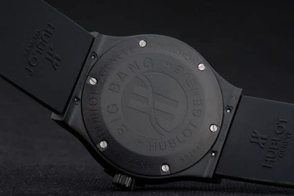 Hublot Big Bang Black Rubber Strap Black Checkered Dial 80193